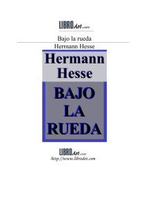 Bajo la rueda Hermann Hesse