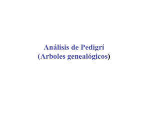 Análisis de Pedigrí (Arboles genealógicos)