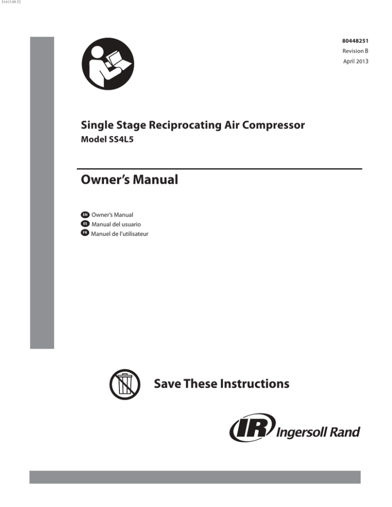 Owner`s Manual - Ingersoll Rand