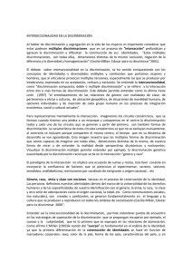 Interseccionalidad en la discriminacion (pdf 44 KB)