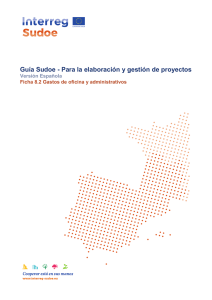 Guía Sudoe - Para la elaboración y gestión de proyectos