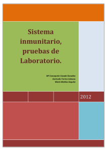Sistema inmunitario, pruebas de laboratorio