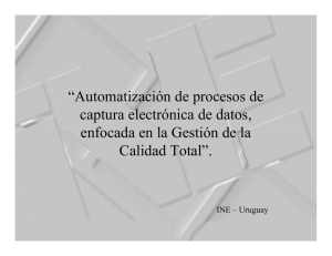 Automatización de procesos de captura electrónica de datos