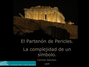 El Partenón de Pericles. La complejidad de un símbolo.
