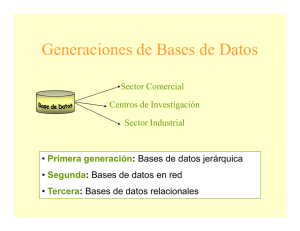 Generaciones de Bases de Datos