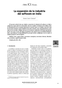 La expansión de la industria del software en India