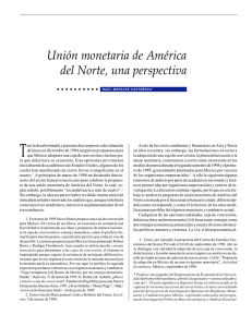 Unión monetaria de América del Norte, una perspectiva