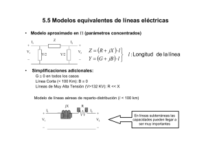 5.5 Modelos equivalentes de líneas eléctricas