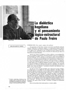 la dial&eacute;ctica hegeliana y el pensamiento l&oacute;gico