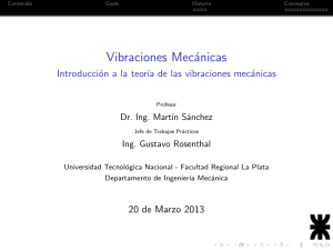 Vibraciones Mecánicas - Introducción a la teoría de las vibraciones