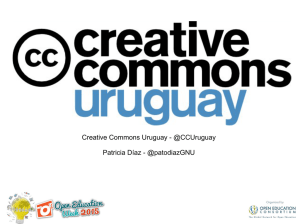 Creative Commons Uruguay - @CCUruguay Patricia Díaz