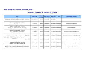 TRIBUNAL SUPERIOR DE JUSTICIA DE ARAGÓN