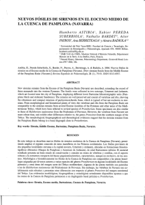 NUEVOS FOSILES DE SIRENIOS EN EL EOCENO MEDIO DE