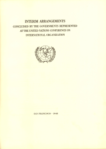 1945,Acuerdos Provisionales San Francisco