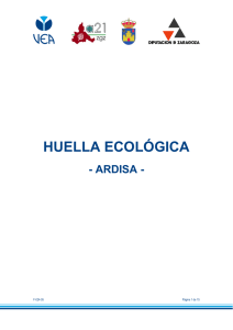huella ecológica - Agenda 21 Ardisa