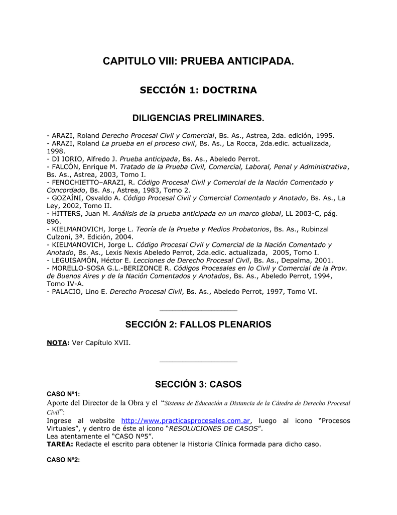 Prueba Anticipada Practicas Procesales