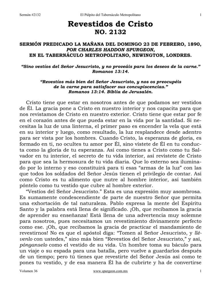 Revestidos De Cristo