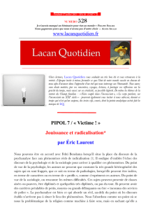 LQ 528 - Lacan Quotidien