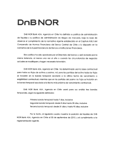 Page 1 DnE NOR DnB NOR Bank ASA, Agencia en Chile ha