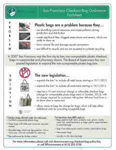 Checkout Bags Ordinance Factsheet and