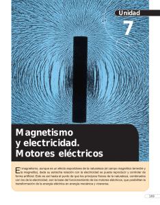 Magnetismo y electricidad. Motores eléctricos