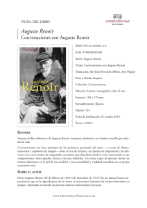 Auguste Renoir - Editorial Confluencias