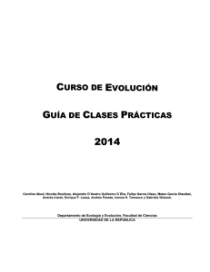 CURSO DE EVOLUCIÓN GUÍA DE CLASES PRÁCTICAS