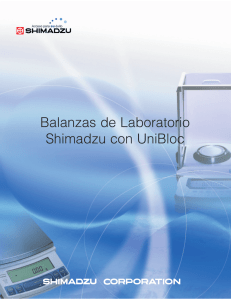 Balanzas de Laboratorio Shimadzu con UniBloc
