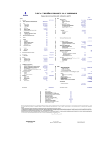 ZURICH COMPAÑÍA DE SEGUROS S.A. Y SUBSIDIARIA