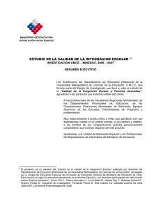 Síntesis aspectos relevantes - Ministerio de Educación de Chile
