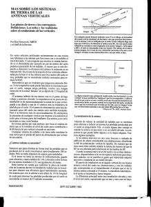 sobre los sistemas de tierra de las antenas verticales