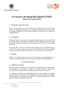I Concurso de fotografía digital ETSIIT