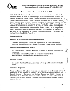 Comisión Provisional Encargada de Elaborar la Propuesta