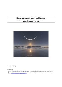 Pensamientos sobre Génesis Capítulos 1 - 14