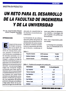 un re to para el desarrollo de la facultad de ingenieria y de la