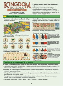 Material de juego Cambios en la preparación de la partida