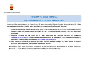 consulta del censo electoral elecciones generales del 26 de junio