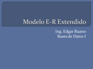 Modelo E-R Extendido