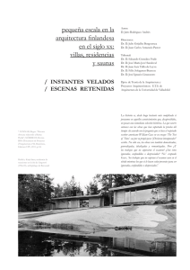 pequeña escala en la arquitectura finlandesa en el siglo xx: villas