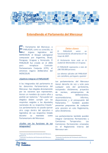 Entendiendo el Parlamento del Mercosur