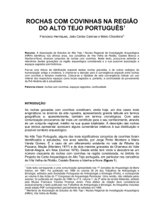 Rochas com covinhas na Região do Alto Tejo Português