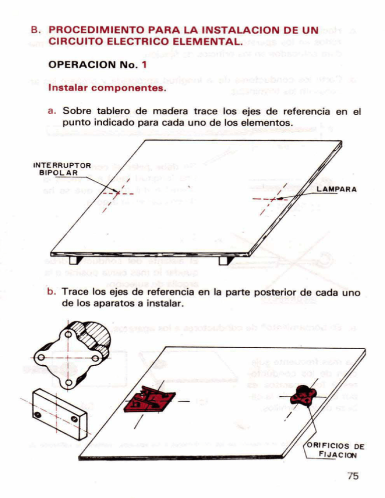 B. PROCEDIMIENTO PARA LA INSTALACION DE UN CIRCUITO