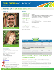 Atlanta, GA • 24-26 de abril, 2015