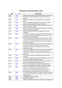 leyes pensionales. - Comision Septima Senado