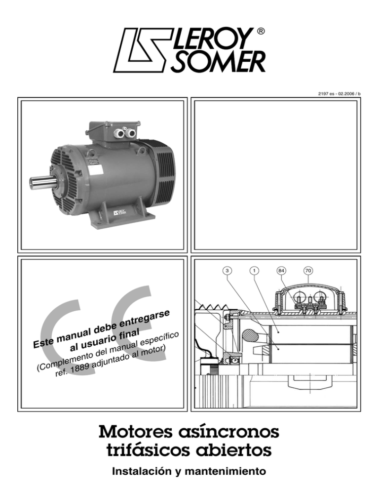 Motores Asíncronos Trifásicos Abiertos