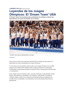 Leyendas de los Juegos Olímpicos: El `Dream Team` USA