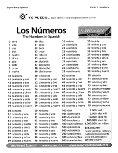 @` YO PUEDO... count from 0—31 and recognize numbers 32-100.