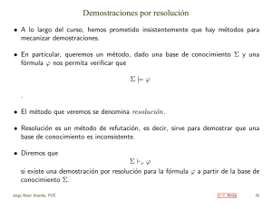 Demostraciones por resoluci&oacute;n