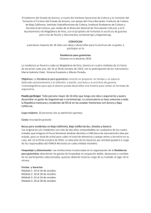 convocatoria pdf - Instituto Sonorense de Cultura