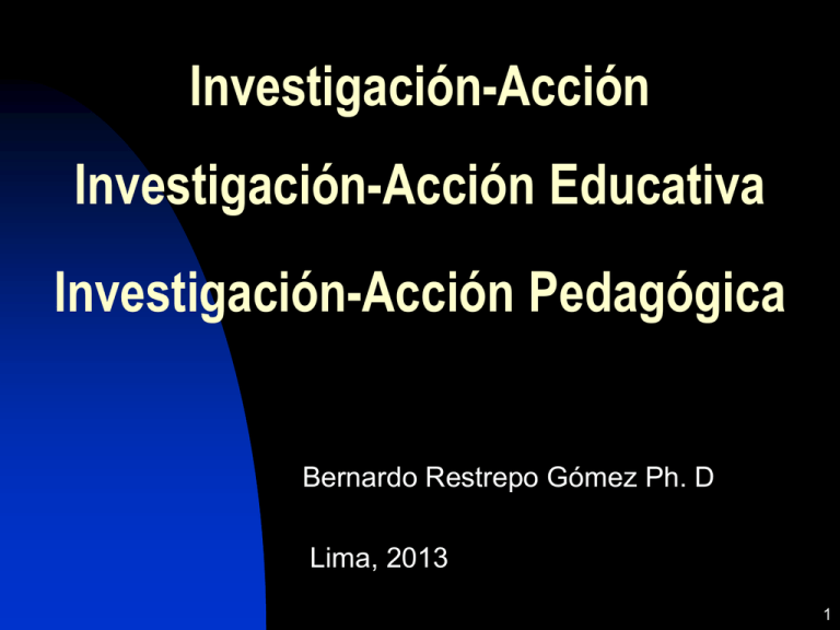 Investigación-acción Pedagógica.